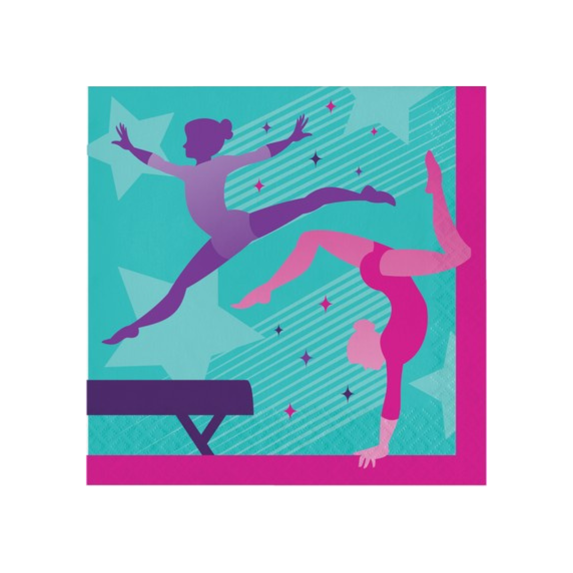 Tovagliolo Ginnastica cm33x33 pz16