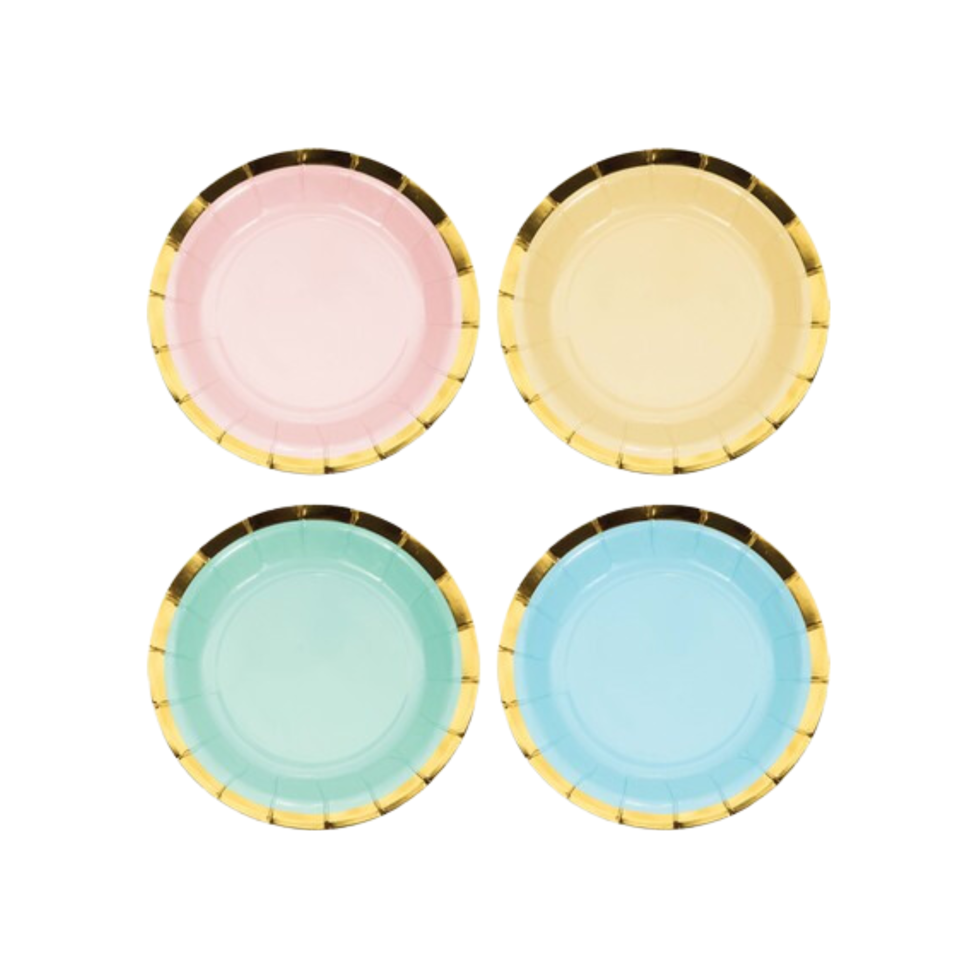 Piatto Carta Dessert Pastel Celebration cm18 pz8