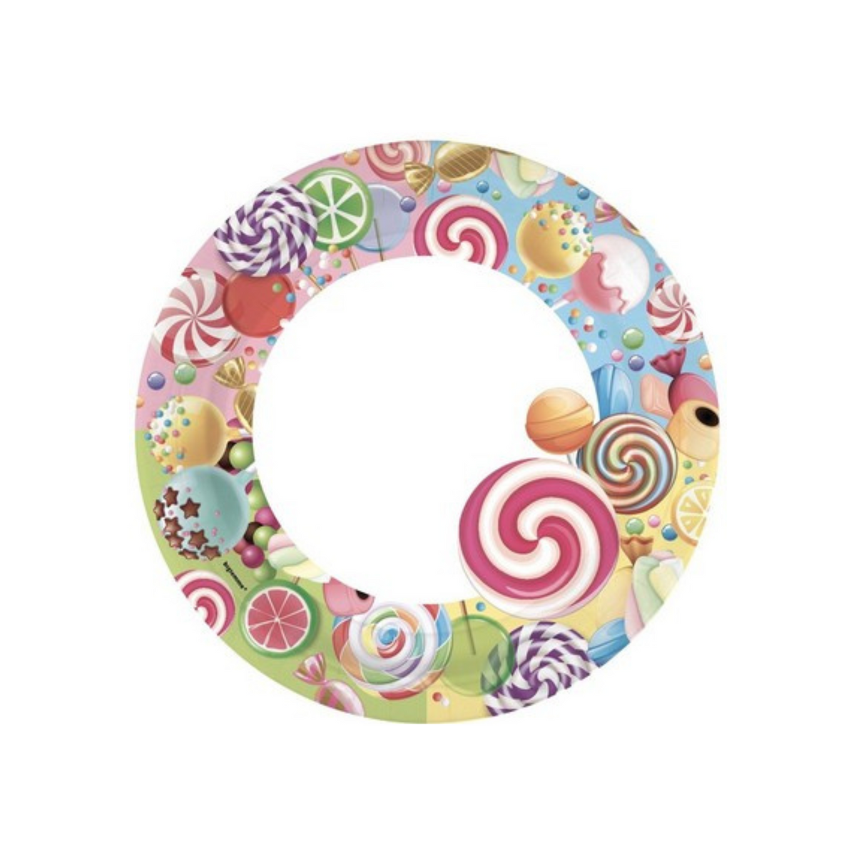 Candy Paper Plate cm23 pcs8